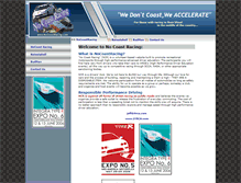 Tablet Screenshot of nocoastracing.com